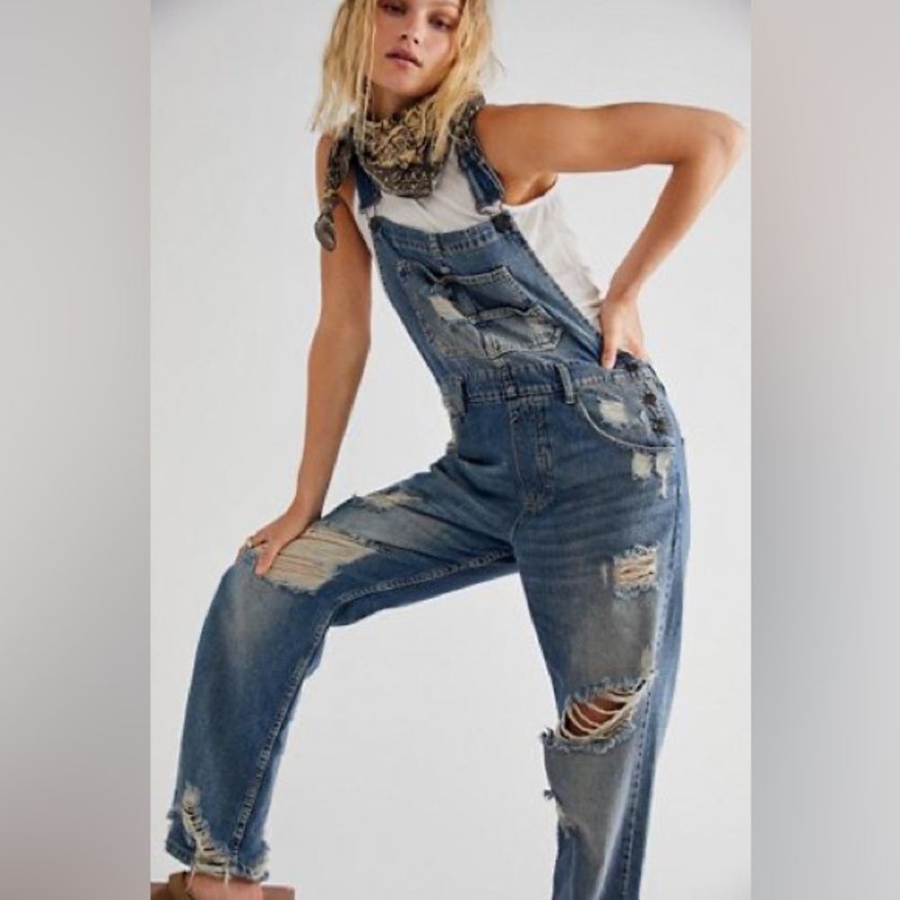 We the Free Ziggy Denim Overalls XS